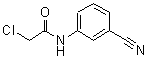 结构式 CAS# 218288-43-8, 2-氯-N-(3-氰基苯基)乙酰胺