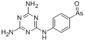 结构式 CAS# 21840-08-4, (4-亚砷酰苯基)三聚氰胺