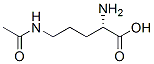structure of CAS# 2185-16-2, 2-Acetamido-5-Aminopentanoic Acid;2-Acetamido-5-Amino-Pentanoic Acid;2-Acetamido-5-Amino-Valeric Acid;St5409892
