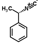 结构式 CAS# 21872-32-2, [(1S)-1-异氰基乙基]苯