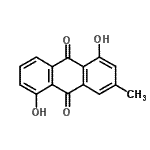 CAS#: 21891-63-4， 1,5-Dihydroxy-3-Methyl-9,10-Anthraquinone