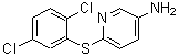结构式 CAS# 219865-85-7, 6-[(2,5-二氯苯基)硫基]-3-吡啶胺