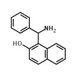 structure of CAS# 219897-32-2, 1-[Amino(Phenyl)Methyl]-2-Naphthol;1-(aminophenylmethyl)naphthalen-2-ol;1-(amino-phenylmethyl)naphthalen-2-ol;2-NAPHTHALENOL,1-[(S)-AMINOPHENYLMETHYL]-