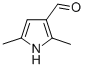 structure of CAS# 2199-63-5, 2,5-Dimethyl-1H-Pyrrole-3-Carbaldehyde;2,5-Dimethyl-1H-Pyrrole-3-Carboxaldehyde;Nsc112887;Zinc01769325