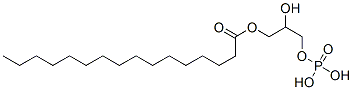 structure of CAS# 22002-85-3, 2-Hydroxy-3-(Phosphonooxy)Propyl Palmitate;(2-Hydroxy-3-Phosphonooxy-Propyl) Hexadecanoate;Hexadecanoic Acid (2-Hydroxy-3-Phosphonooxypropyl) Ester;Palmitic Acid (2-Hydroxy-3-Phosphonooxy-Propyl) Ester