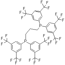 CAS#: 220185-40-0， 1,3-Propanediylbis{Bis[3,5-Bis(Trifluoromethyl)Phenyl]Phosphine}