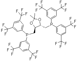CAS#: 220196-30-5， {[(4S,5S)-2,2-Dimethyl-1,3-Dioxolane-4,5-Diyl]Bis(Methylene)}Bis{Bis[3,5-Bis(Trifluoromethyl)Phenyl]Phosphine}