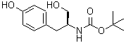 结构式 CAS# 220237-31-0, [(2S)-1-羟基-3-(4-羟基苯基)-2-丙基]氨基甲酸叔丁酯
