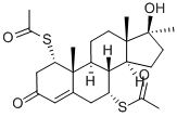 CAS#: 2205-73-4， (1a,7a,17b)-1,7-Bis(acetylthio)-17-hydroxy-17-methyl-Androst-4-en-3-one
