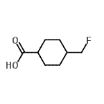 CAS#: 220573-27-3， 4-(Fluoromethyl)Cyclohexanecarboxylic Acid