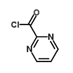structure of CAS# 220769-83-5, 2-Pyrimidinecarbonyl Chloride;2-Pyrimidinecarbonyl chloride;2-PYRIMIDINECARBONYLCHLORIDE