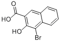 structure of CAS# 2208-15-3, 4-Bromo-3-Hydroxy-2-Naphthalenecarboxylicacid;4-Bromo-3-Hydroxy-Naphthalene-2-Carboxylic Acid;4-Bromo-3-Hydroxy-2-Naphthalenecarboxylic Acid;4-Bromo-3-Hydroxy-2-Naphthoic Acid