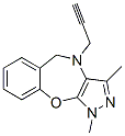 CAS#: 22086-98-2， 4,5-Dihydro-1,3-Dimethyl-4-(2-Propynyl)-1H-Pyrazolo[3,4-b][1,4]Benzoxazepine