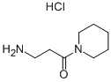 structure of CAS# 221043-84-1, 3-Amino-1-Piperidin-4-Yl-Propan-1-One Hydrochloride