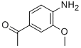 结构式 CAS# 22106-40-7, 1-(4-氨基-3-甲氧基苯基)-乙酮