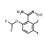 CAS#: 221202-20-6， 6-(Difluoromethoxy)-2,3-Difluoro-N'-Hydroxybenzenecarboximidamide