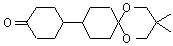 structure of CAS# 221300-33-0, 4-(3,3-Dimethyl-1,5-Dioxaspiro[5.5]Undec-9-Yl)Cyclohexanone;4-(3,3-DIMETHYL-1,5-DIOXASPIRO[5,5]UNDEC-9-YL) CYCLOHEXANONE;4-(3,3-Dimethyl-1,5-dioxaspiro[5,5]undec-9-yl)cyclohexanone;4-(9,9-di<wbr>methyl-7,<wbr>11-dioxas<wbr>piro[5.5]<wbr>undec-3-y<wbr>l)cyclohe<wbr>xan-1-one