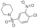 structure of CAS# 22179-31-3, 4-(4-Chloro-3-Nitro-Benzenesulfonyl)-Morpholine;4-(4-Chloro-3-Nitro-Phenyl)Sulfonylmorpholine;St5171461;Zinc03885225