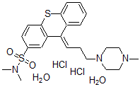 CAS#: 22189-31-7， Thiothixene dihydrochloride dihydrate