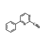 CAS#: 22220-27-5， 4-Phenyl-2-Pyrimidinecarbonitrile