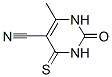 structure of CAS# 2228-22-0, 4-Methyl-2-Oxo-6-Sulfanylidene-3H-Pyrimidine-5-Carbonitrile;4-Methyl-2-Oxo-6-Thioxo-3H-Pyrimidine-5-Carbonitrile;2-Keto-4-Methyl-6-Thioxo-3H-Pyrimidine-5-Carbonitrile;Zinc03888538