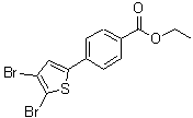 CAS#: 222840-93-9， Ethyl 4-(4,5-Dibromo-2-Thienyl)Benzoate