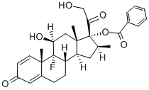 structure of CAS# 22298-29-9, Betamethasone 17-Benzoate;Benzoic Acid [(8S,9R,10S,11S,13S,14S,16S,17R)-9-Fluoro-11-Hydroxy-17-(2-Hydroxy-1-Oxoethyl)-10,13,16-Trimethyl-3-Oxo-6,7,8,11,12,14,15,16-Octahydrocyclopenta[A]Phenanthren-17-Yl] Ester;Benzoic Acid [(8S,9R,10S,11S,13S,14S,16S,17R)-9-Fluoro-17-Glycoloyl-11-Hydroxy-3-Keto-10,13,16-Trimethyl-6,7,8,11,12,14,15,16-Octahydrocyclopenta[A]Phenanthren-17-Yl] Ester;[(8S,9R,10S,11S,13S,14S,16S,17R)-9-Fluoro-11-Hydroxy-17-(2-Hydroxyethanoyl)-10,13,16-Trimethyl-3-Oxo-6,7,8,11,12,14,15,16-Octahydrocyclopenta[A]Phenanthren-17-Yl] Benzoate