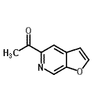 structure of CAS# 223389-16-0, 1-(Furo[2,3-c]Pyridin-5-Yl)Ethanone;1-(furo[2,3-c]pyridin-5-yl)ethanone;1-furo[2,3-c]pyridin-5-yl-Ethanone