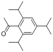 structure of CAS# 2234-14-2, 1-[2,4,6-Tri(Propan-2-Yl)Phenyl]Ethanone;1-(2,4,6-Triisopropylphenyl)Ethanone;Zinc01081484;2',4',6'-Triisopropylacetophenone