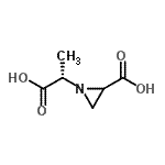 CAS#: 223522-29-0， 1-[(1S)-1-Carboxyethyl]-2-Aziridinecarboxylic Acid