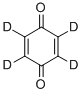 structure of CAS# 2237-14-1, 2,5-Cyclohexadiene-1,4-Dione-2,3,5,6-D4