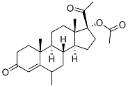 CAS#: 2242-65-1， (6b)-17-(acetyloxy)-6-methyl-Pregn-4-ene-3,20-dione