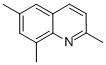 structure of CAS# 2243-90-5, 2,6,8-Trimethylquinoline;Quinoline, 2,6,8-Trimethyl-