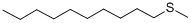 structure of CAS# 22438-39-7, n-Decyl Methyl Sulfide;1-(Methylthio)Decane;Decyl Methyl Sulfide;N-Decyl Methyl Sulfide