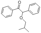 结构式 CAS# 22499-12-3, 2-(2-甲基丙氧基)-1,2-二苯基-乙酮