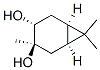 CAS#: 22556-08-7， [1S-(1alpha,3beta,4alpha,6alpha)]-3,7,7-Trimethylbicyclo[4.1.0]Heptane-3,4-Diol