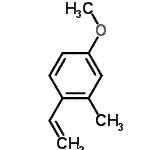 CAS#: 22572-29-8， 4-Methoxy-2-Methyl-1-Vinylbenzene
