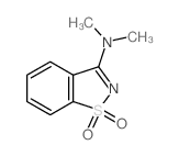 CAS#: 22716-43-4， N,N-Dimethyl-1,2-Benzisothiazol-3-amine 1,1-dioxide