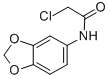 structure of CAS# 227199-07-7, N-Benzo[1,3]Dioxol-5-Yl-2-Chloro-Acetamide;N-(1,3-Benzodioxol-5-Yl)-2-Chloro-Acetamide;N-(1,3-Benzodioxol-5-Yl)-2-Chloro-Ethanamide;Bas 04301405