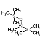 结构式 CAS# 22737-33-3, N,1,1,1-四甲基-N-[(三甲基硅烷基)氧基]硅烷胺