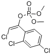 结构式 CAS# 2274-67-1, 2-氯-1-(2,4-二氯苯基)乙烯基二甲基磷酸酯