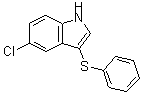 CAS#: 227803-35-2， 5-Chloro-3-(Phenylsulfanyl)-1H-Indole