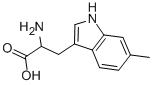 结构式 CAS# 2280-85-5, 2-氨基-3-(6-甲基-1H-吲哚-3-基)丙酸