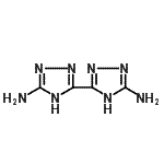 structure of CAS# 22819-10-9, 2H,2'H-3,3'-Bi-1,2,4-Triazole-5,5'-Diamine;[5,5'-bi-1H-1,2,4-triazole]-3,3'-diamine;1H,1'H-[3,3']Bi[[1,2,4]triazolyl]-5,5'-diamine;1H,1'H-3,3'-bi-1,2,4-triazole-5,5'-diamine