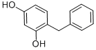 结构式 CAS# 2284-30-2, 4-(苯基甲基)-1,3-苯二酚