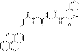 CAS#: 228414-53-7， N-[4-(1-Pyrenyl)Butanoyl]Glycylglycylphenylalanine
