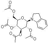 CAS#: 22855-03-4， 2,3-Dihydro-1-(2,3,4,6-Tetra-O-Acetyl-beta-D-Glucopyranosyl)-1H-Indole