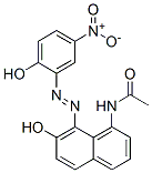 CAS#: 22873-89-8， N-[7-Hydroxy-8-[(2-Hydroxy-5-Nitrophenyl)Azo]-1-Naphthalenyl]-Acetamide
