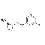 CAS#: 228867-35-4， 3-Fluoro-5-{[(2S)-1-Methyl-2-Azetidinyl]Methoxy}Pyridine