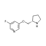 CAS#: 228867-55-8， 3-Fluoro-5-[(2S)-2-Pyrrolidinylmethoxy]Pyridine